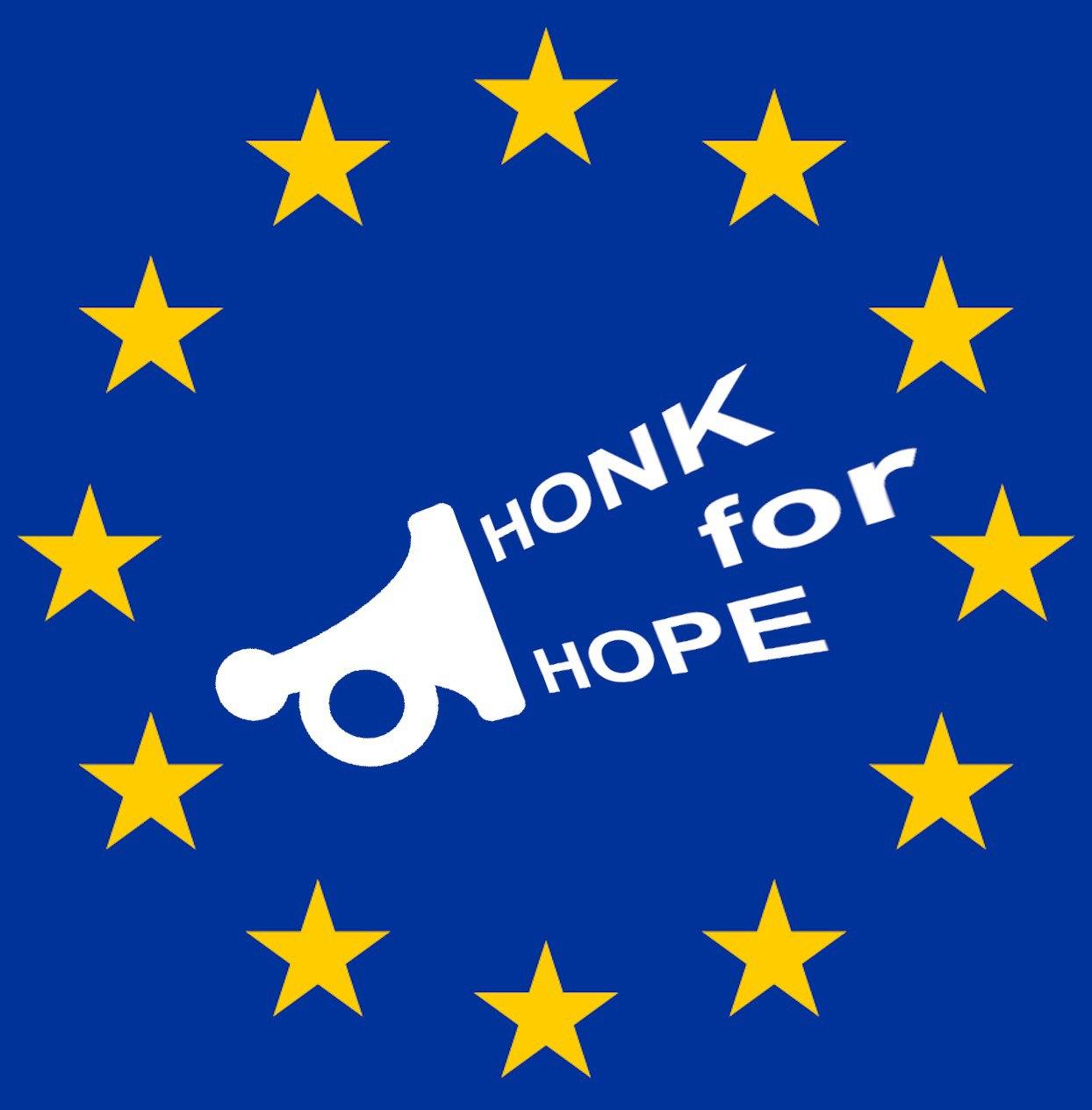 homepage of motorcoach travel association #honkforhope